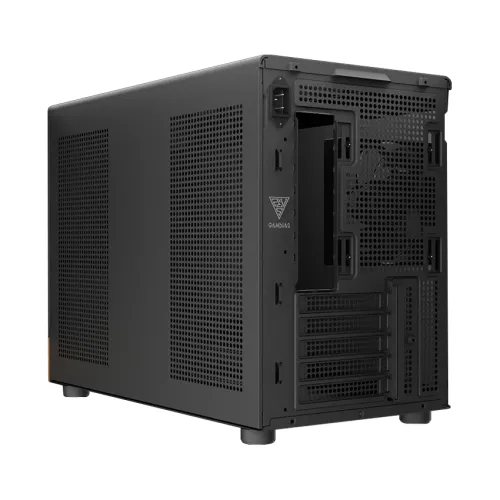 Case GAMDIAS ATHENA M4M WOOD Black | Micro-Tower | M-ATX | GAMDIAS